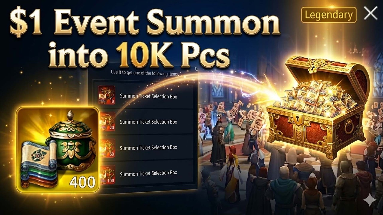 MIR4 - 1$ SUMMON EVENT INTO 10K PCS?