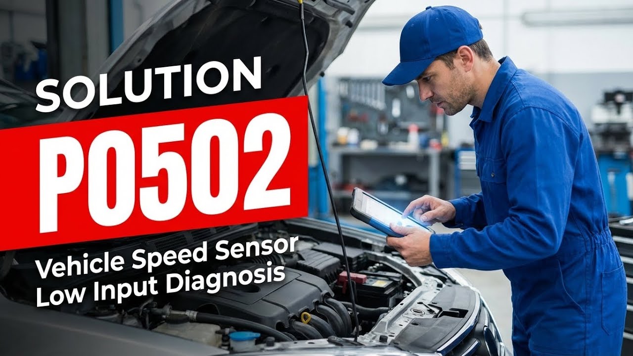 Как исправить ошибку P0502 OBD II &mdash; диагностика низкого входного сигнала датчика скорости автомобиля