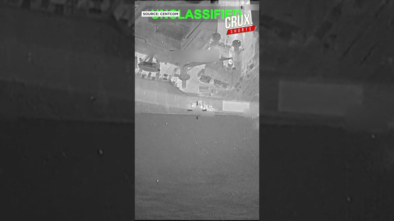 CENTCOM Releases Footage of US Firing Hellfire Missile at Tanker Heading Toward Iran