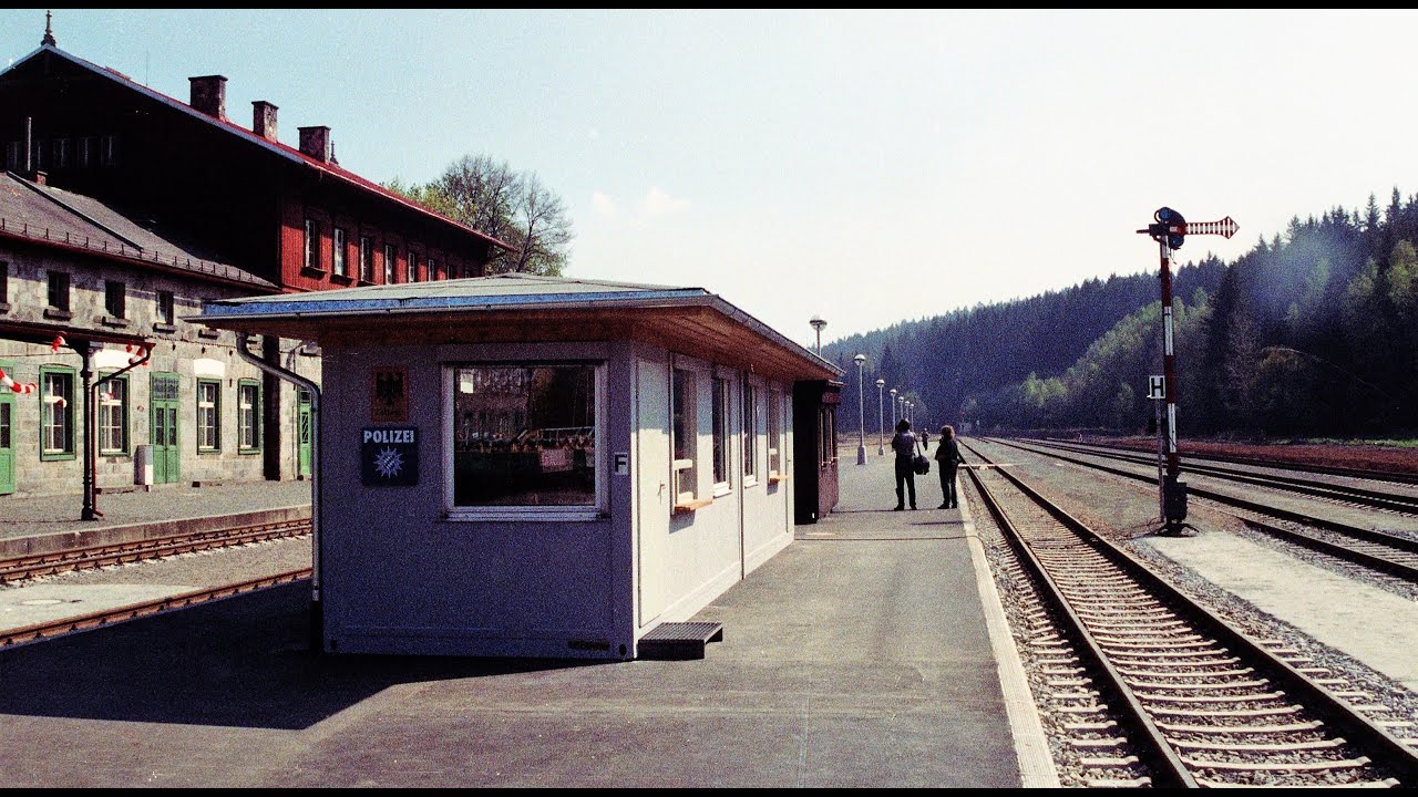 Grenzbahnhof Bayrisch-Eisenstein wird eröffnet am 2.6.1991-mit BR Nachrichten...