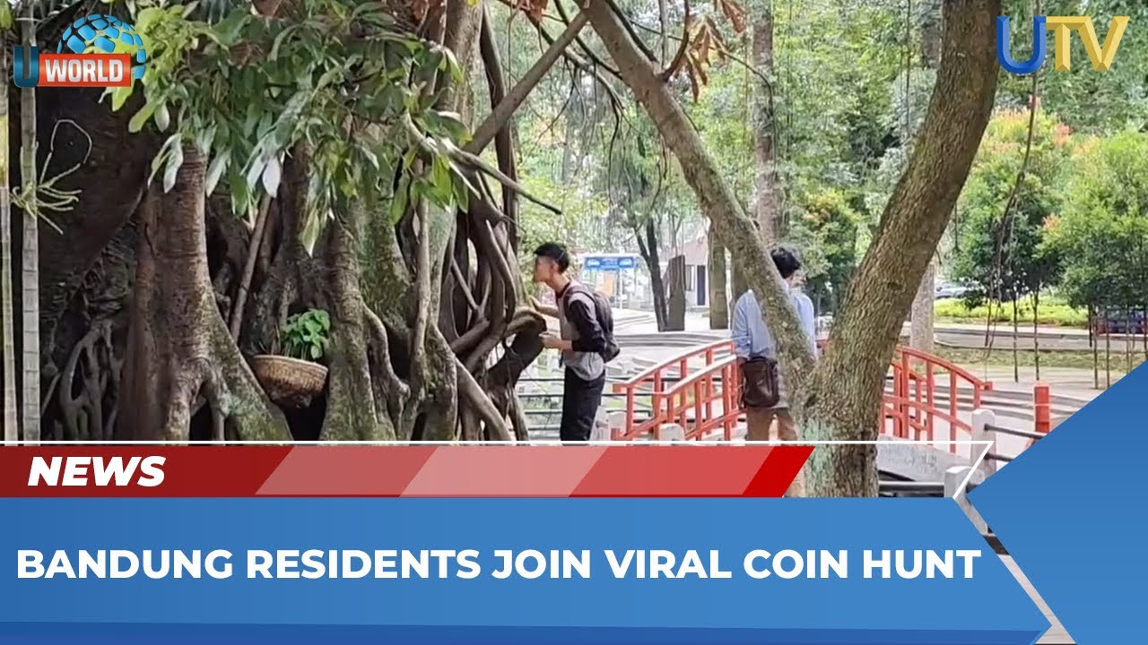 Bandung Residents Join Viral Coin Hunt | U World | UTV