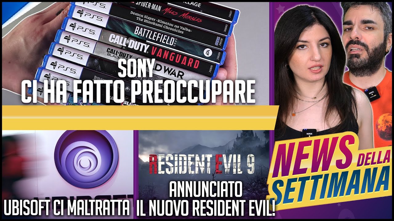 SONY CI FA PREOCCUPARE | UBISOFT CI MALTRATTA! | RESIDENT EVIL 9: CI SIAMO? #NEWS
