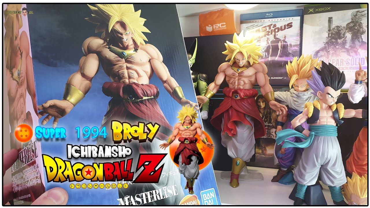 Banpresto▐  Figura de Ichibansho▐  SSJ Dragon Ball Super 1994▐  Broly   Multicolor 26cm 🐲✅