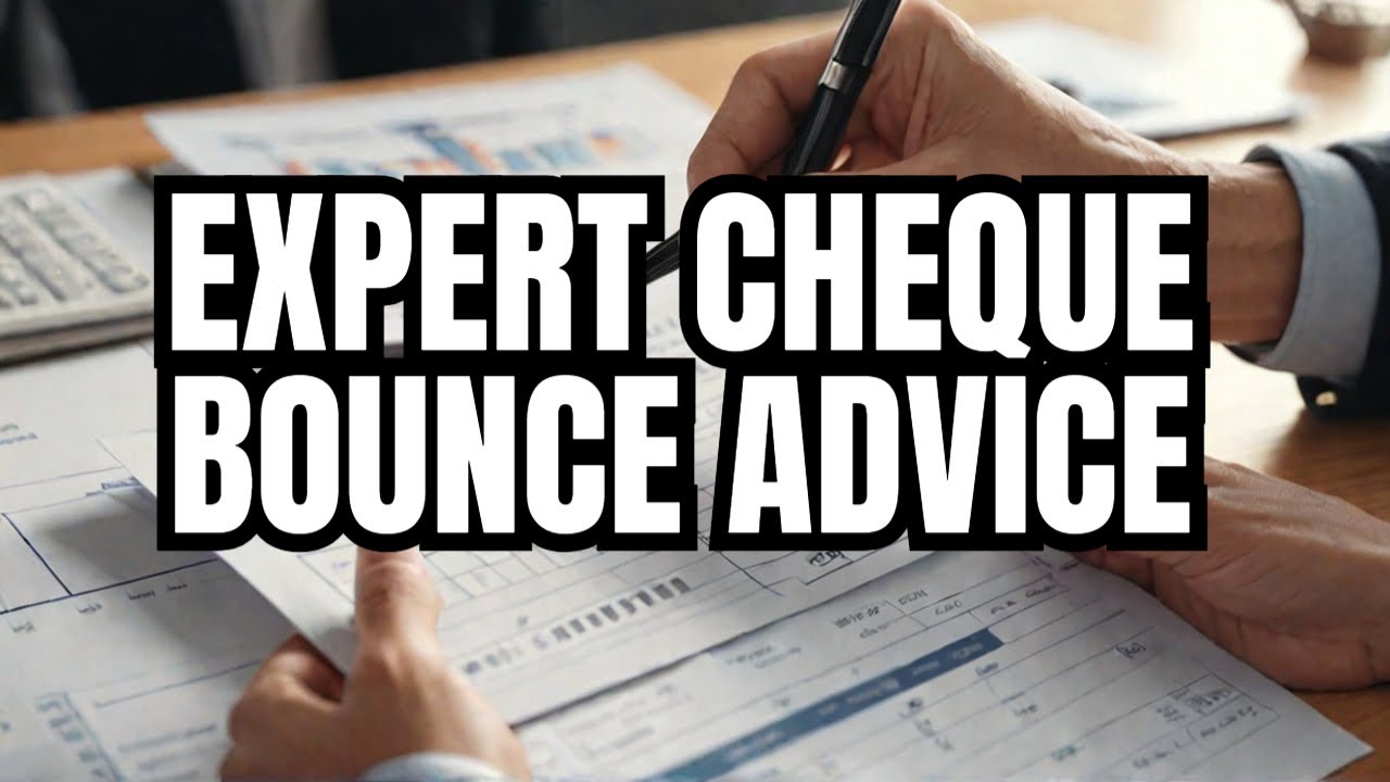 Section 138 NI Act Cheque Bounce EXPERT Advice You Need