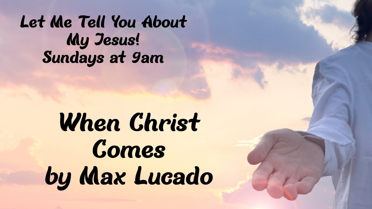 Let Me Tell You About My Jesus!#maxlucado #godword #praise #bibleverseoftheday #bettertogether #nbr