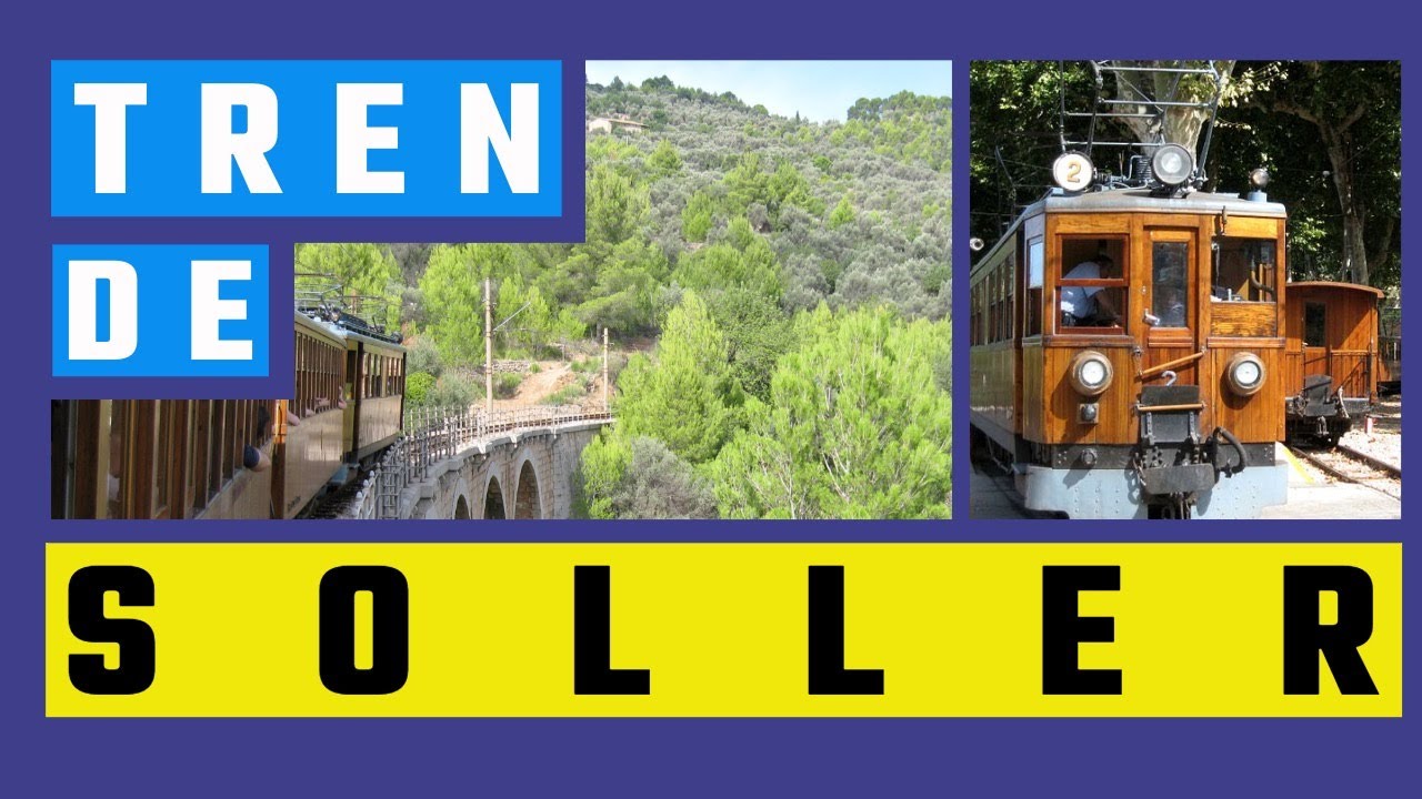 Tren de Sóller - Train ride from Port De Soller to Palma  [ FULL JOURNEY IN 4K ]