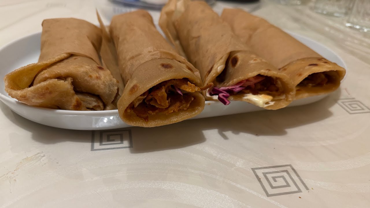 Aaj Kya banaya chicken shawarma 