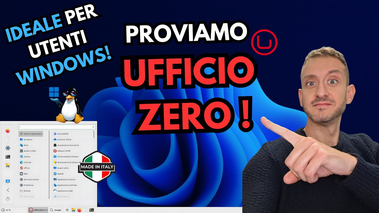 ADDIO WINDOWS anche a lavoro? Ecco UFFICIO ZERO, la distro linux ITALIANA! (Guida completa)