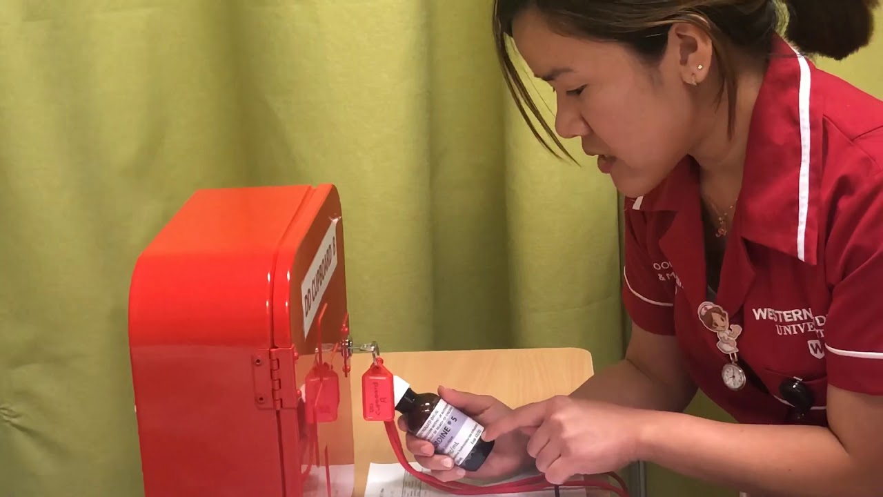 PPE 5 - VACS Assessment | Administering Oral S8 Medication | Nursing | Western Sydney University