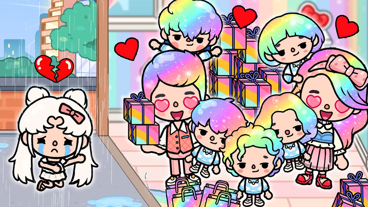 Cô Bé Đặc Biệt Trong Gia Đình Cầu Vồng | Toca Life Story | Toca Boca