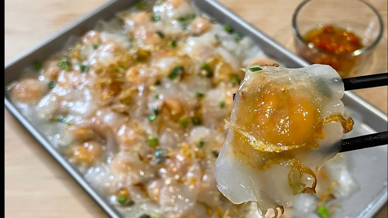 БАНЬ БОТ ЛОК, быстрый рецепт, мягкое и вкусное тесто | Быстрые вьетнамские прозрачные пельмени с ...