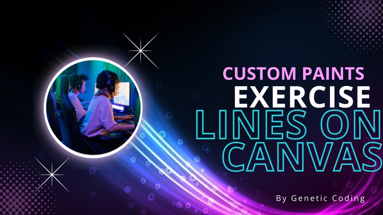 Flutter Canvas Practice Exercise | Draw Points & Lines using CustomPainter
