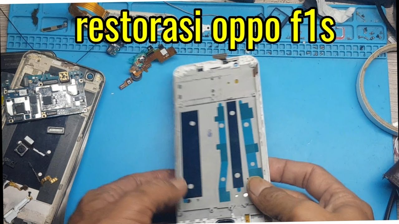 Tutorial...cara ganti lcd touchscreen + frame oppo f1s