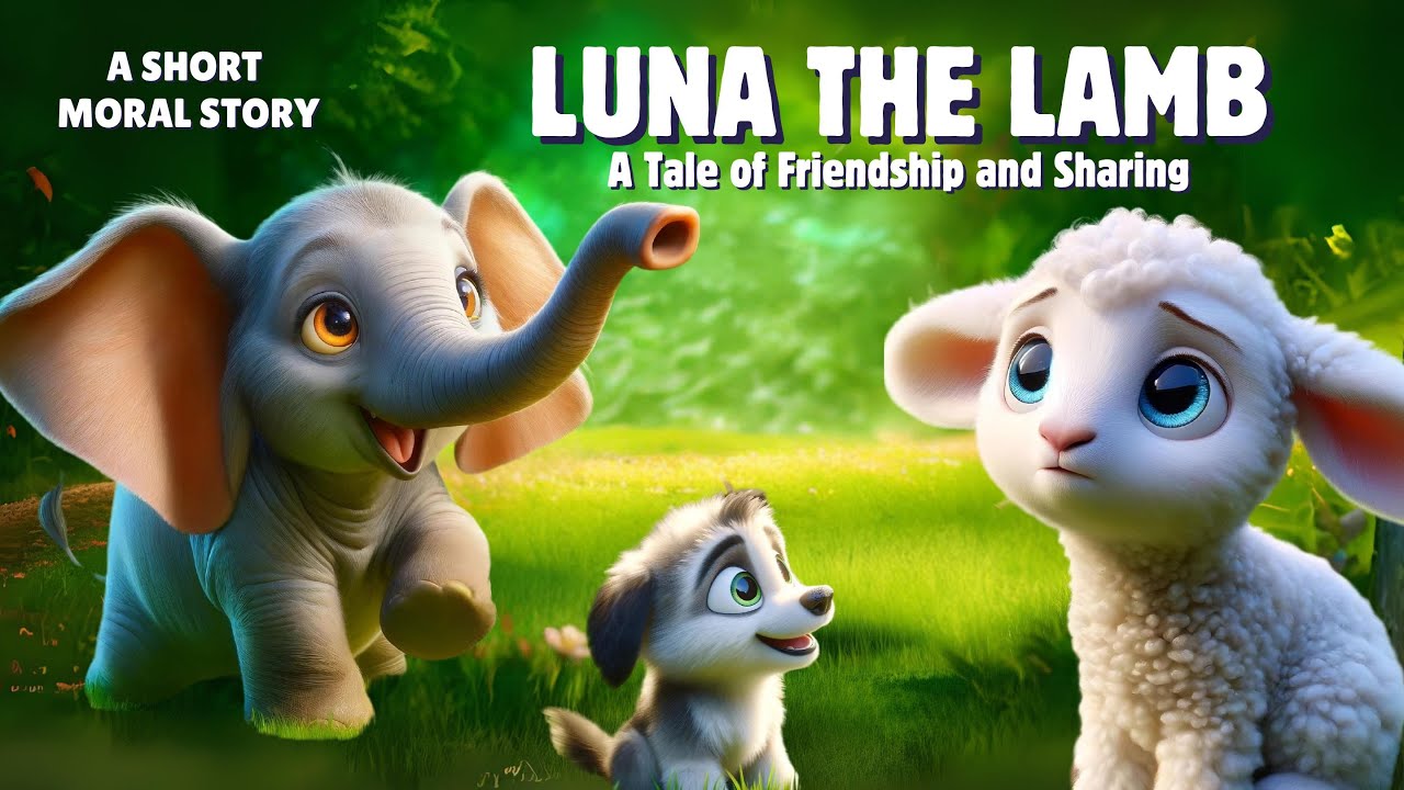 STORY FOR KIDS: Luna the Lamb | A Tale of Friendship and Sharing | Stories Unlimited