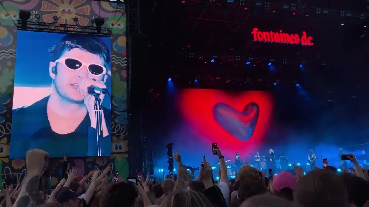 Fontaines D.C. in heaven / here’s the thing / Jackie down the line - live at Cardiff Castle 30/07/25