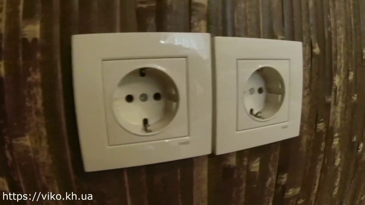 Розетки с заземлением viko karre