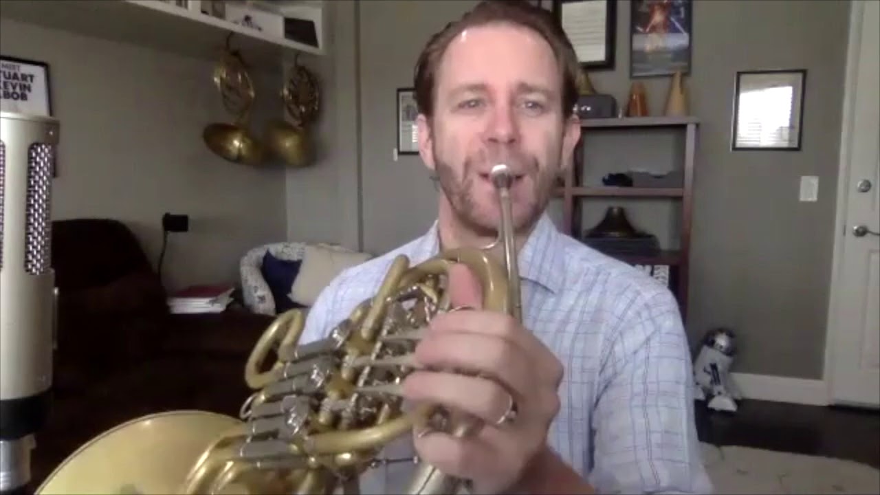 Building your low register on French Horn with Andrew Bain's Warmups- June 15