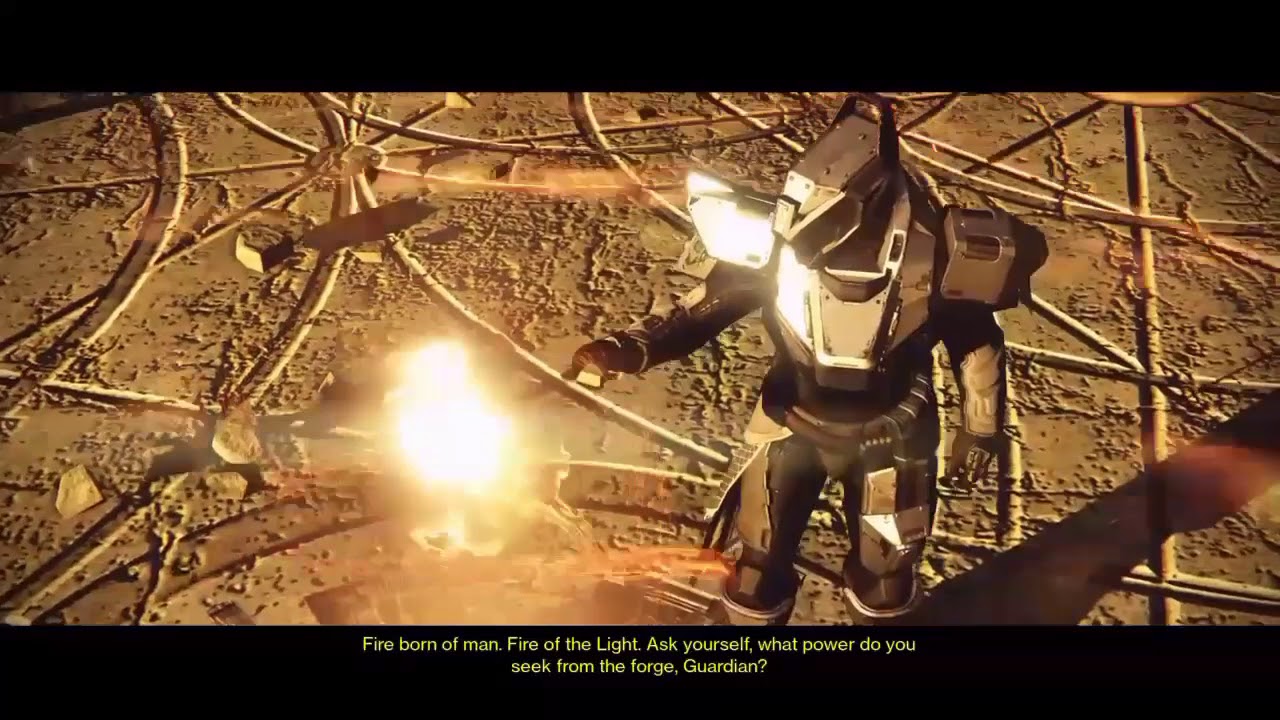 Destiny The Taken King Hammer of Sol cutscene