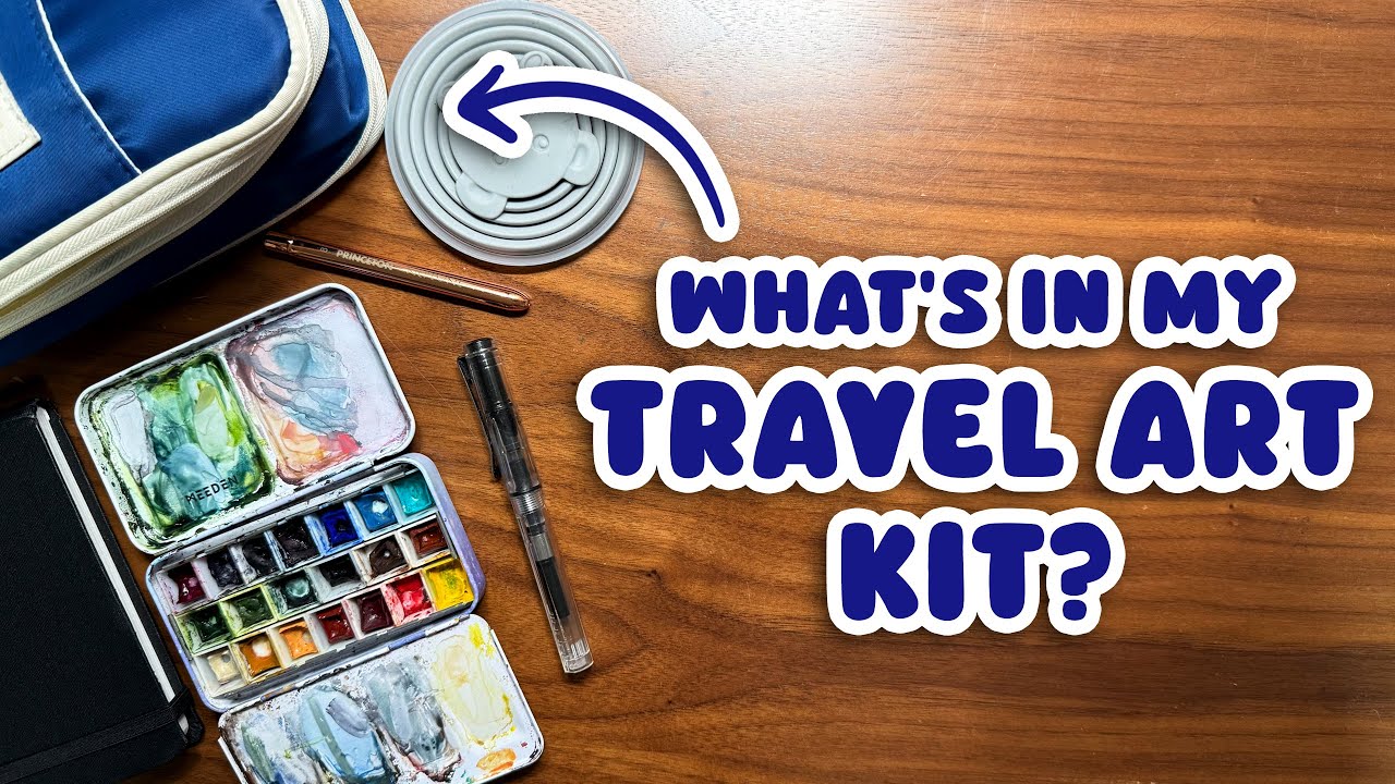 WHAT'S IN MY URBAN SKETCHING KIT? 🎨 My Updated Go-To Travel Art Supplies!