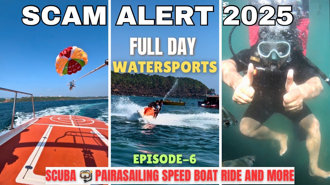Famous Watersports  Activity in Goa 2025 | Watersports activities in Goa | Goa Beach | Goa Vlog