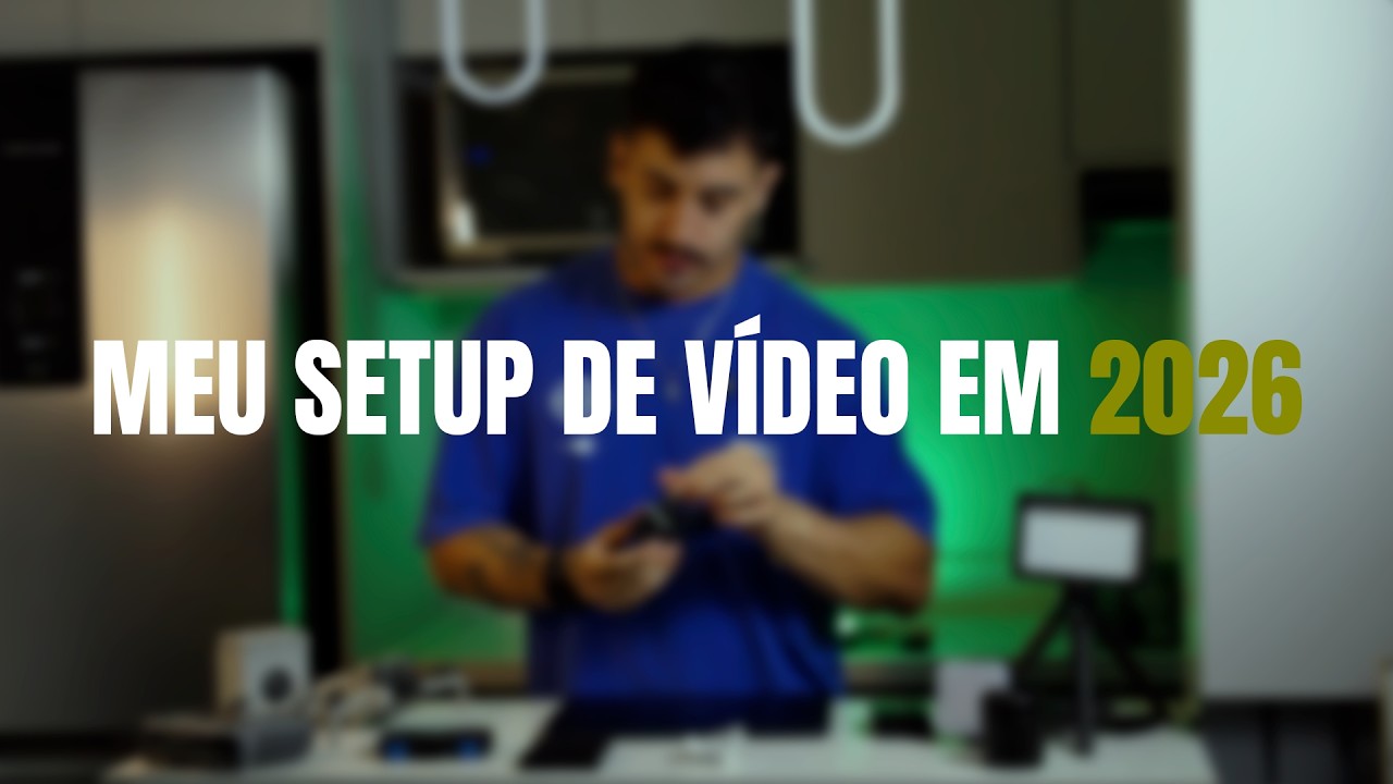 MEU SETUP DE VÍDEO E EDIÇÃO