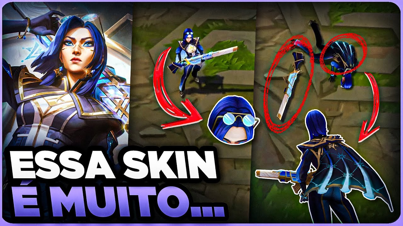 JOGANDO COM A NOVA SKIN PRESTIGIO DA CAITLYN | MONO CAITLYN GAMEPLAY