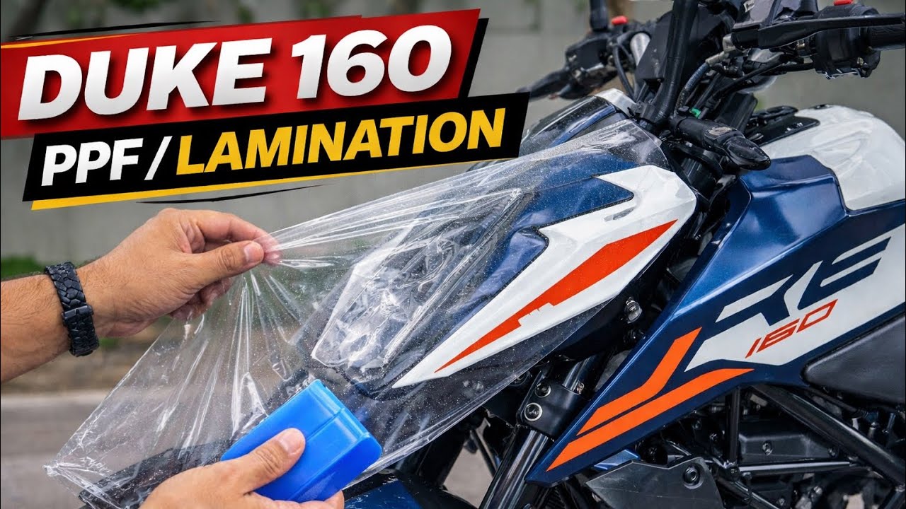 KTM Duke 160 | Bike Lamination |PPF | Sitamarhi |Bikers Guru
