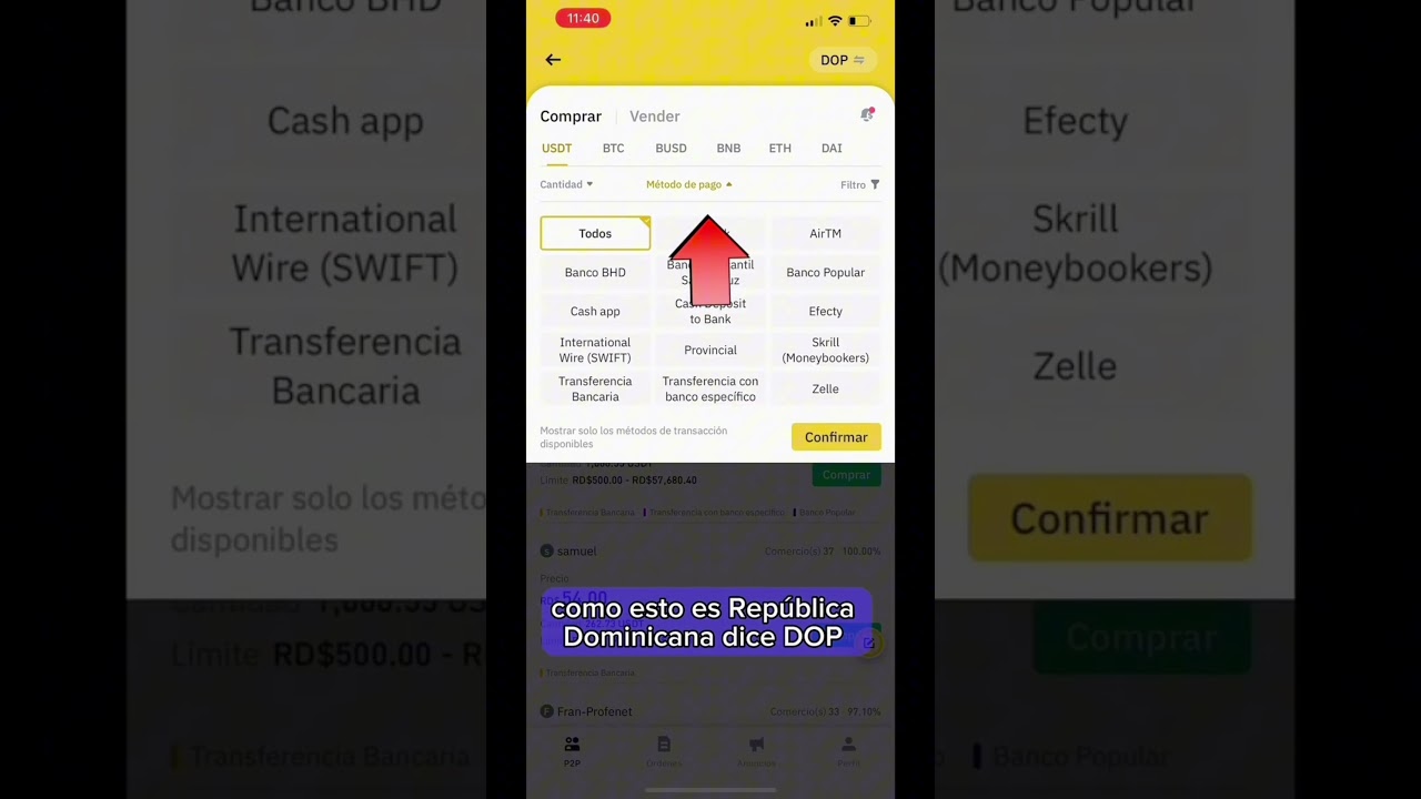 C&oacute;mo comprar y vender Criptomonedas en Binance P2p
