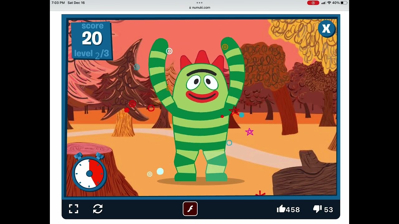 Andy Plays Yo Gabba Gabba Brobee’s Dancey Dance Moves