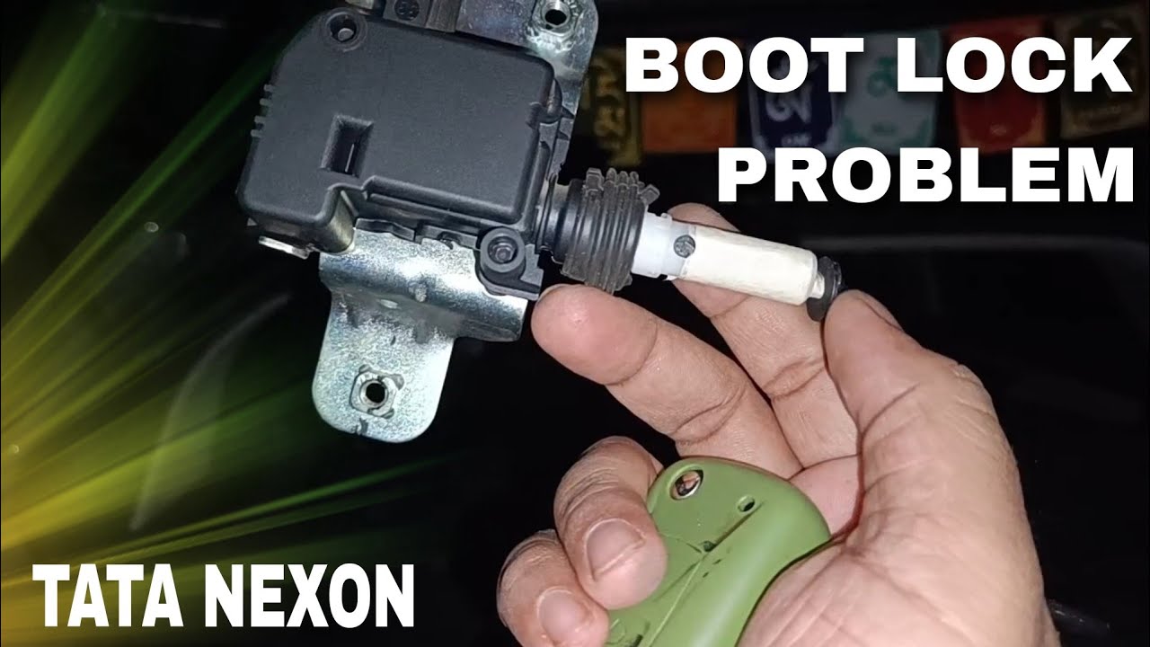 Tata Nexon Boot lock problem | Boot latch Tata Nexon solution | Car boot not closing