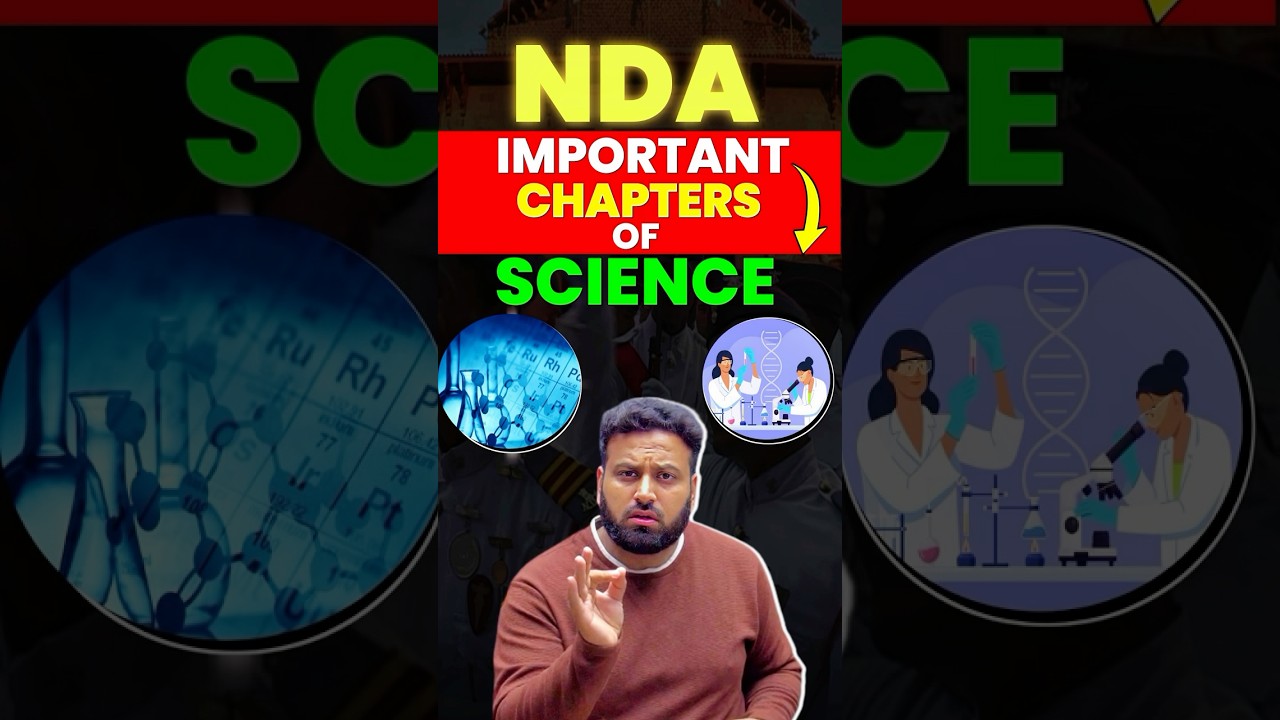 Important Chapters Of NDA Science! #NDAScience #NDASyallbus #NDAExam2025 #ndapreparation