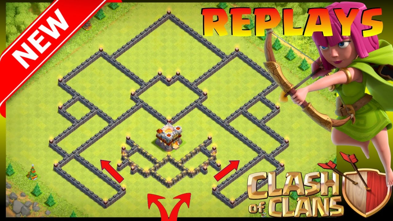New EPIC Town Hall 11 Trophy Base (Anti-1 Star w/Replays)- Th11 Trophy/War Base Southern Teaser Trap