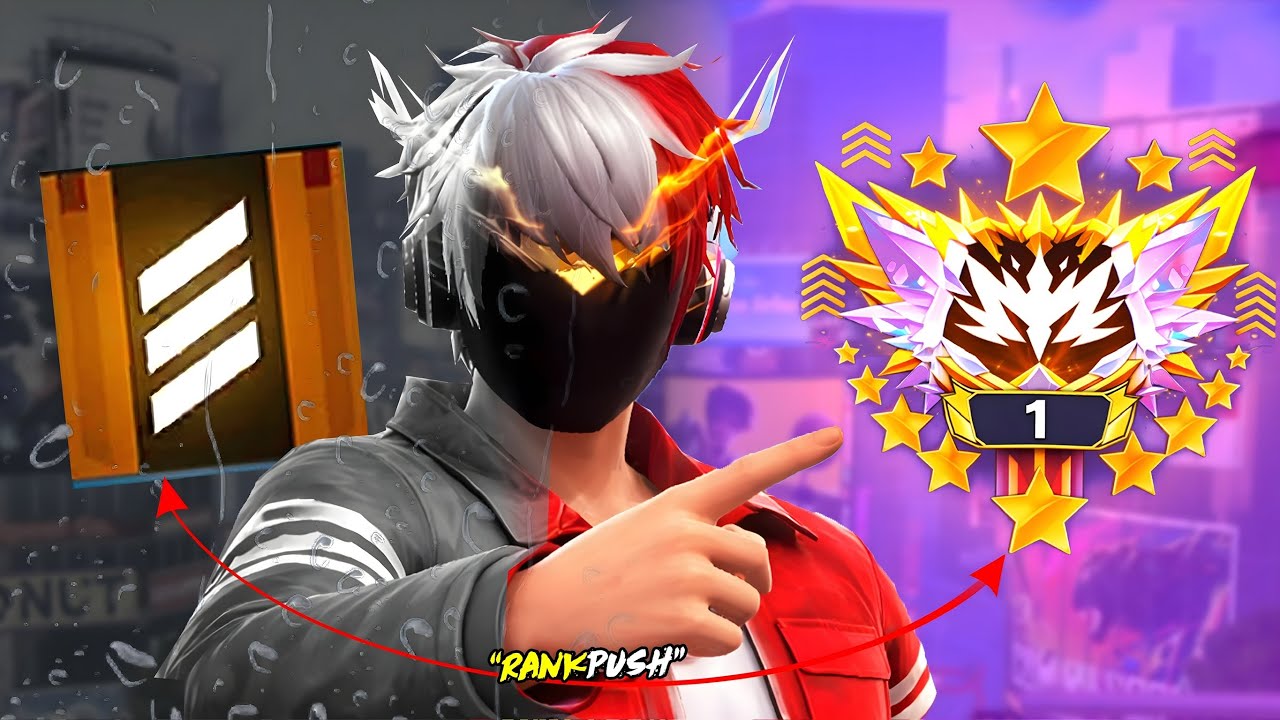 First Time Grandmaster TOP-1 Rank Push | Free Fire