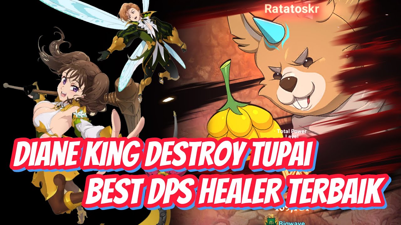 DianeKING DPS Terbaik Saat Ini Buat Ratatoskr!!! Tupai Seperti Lawan Marmut !! NO EDIT -7DS