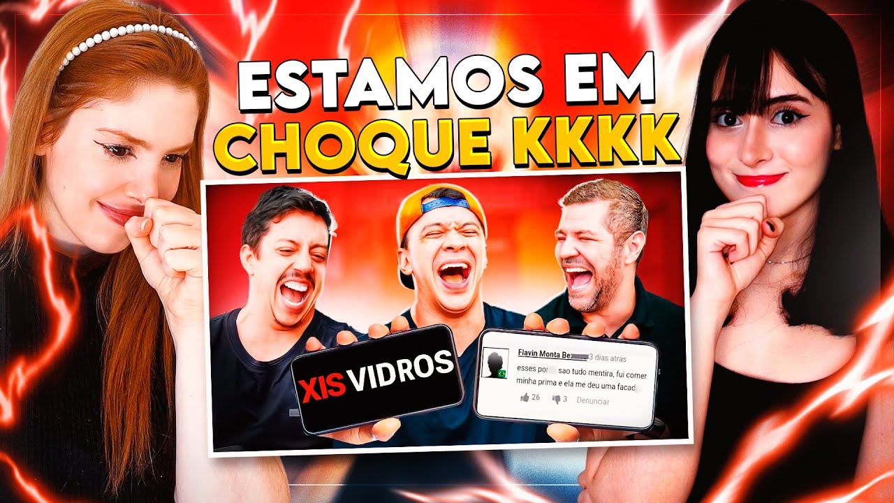 REACT | ⚠️ 3 HUMORISTAS LENDO COMENTÁRIOS DE UM SITE AÍ... ( ͡° ͜ʖ ͡°) ⚠️ | CR Reacts