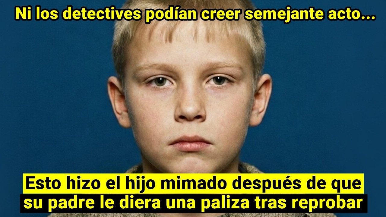 Tras La Paliza De Su Padre Por Reprobar En La Escuela, El Hijo Mimado Reaccion&oacute; Inesperadamente...