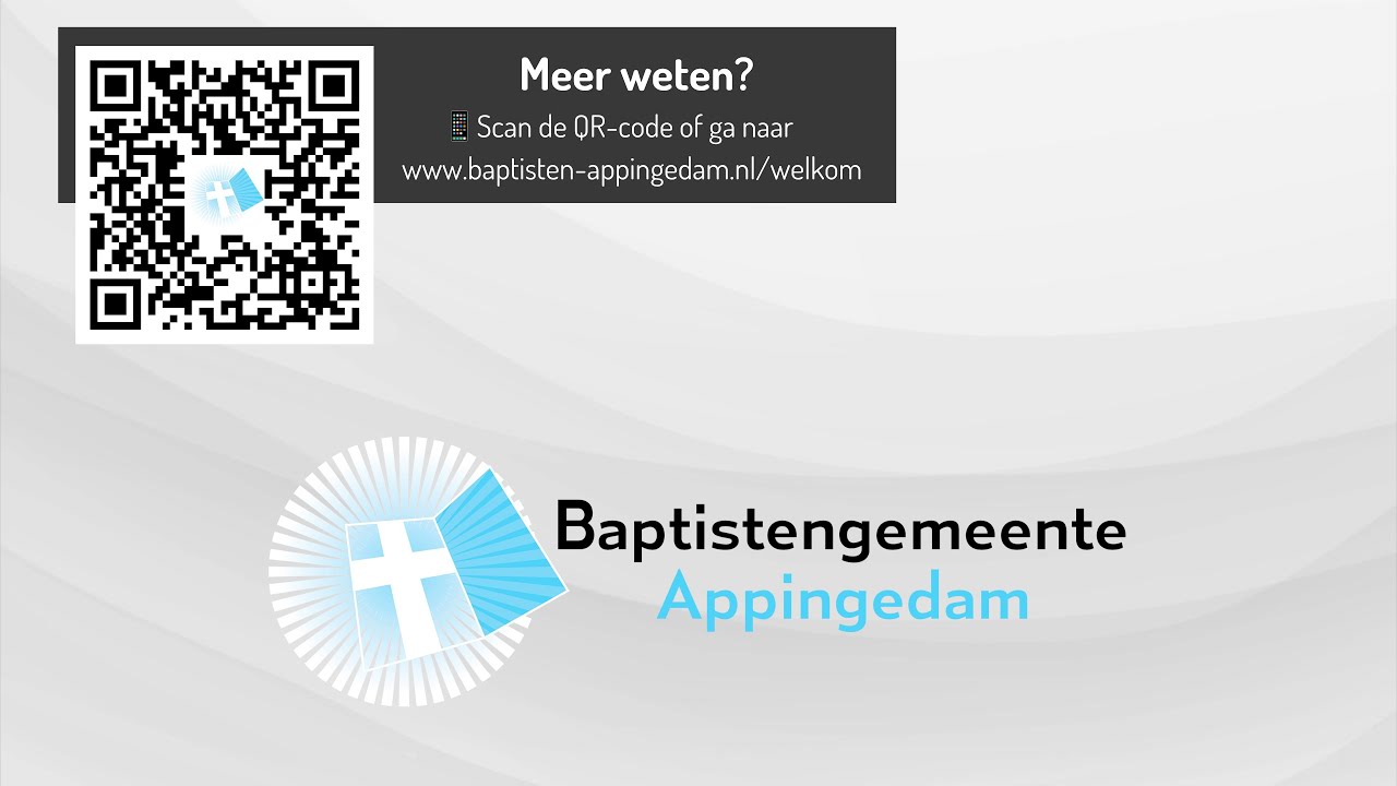 Baptistengemeente Appingedam 22 februari
