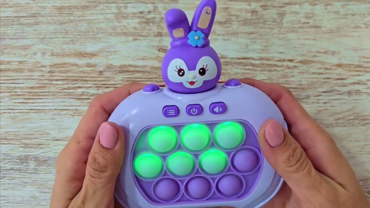 POP IT Toy Video  Fast Push Game Console Series, Unboxing & Review Electric Game Fidget Toy ASMR