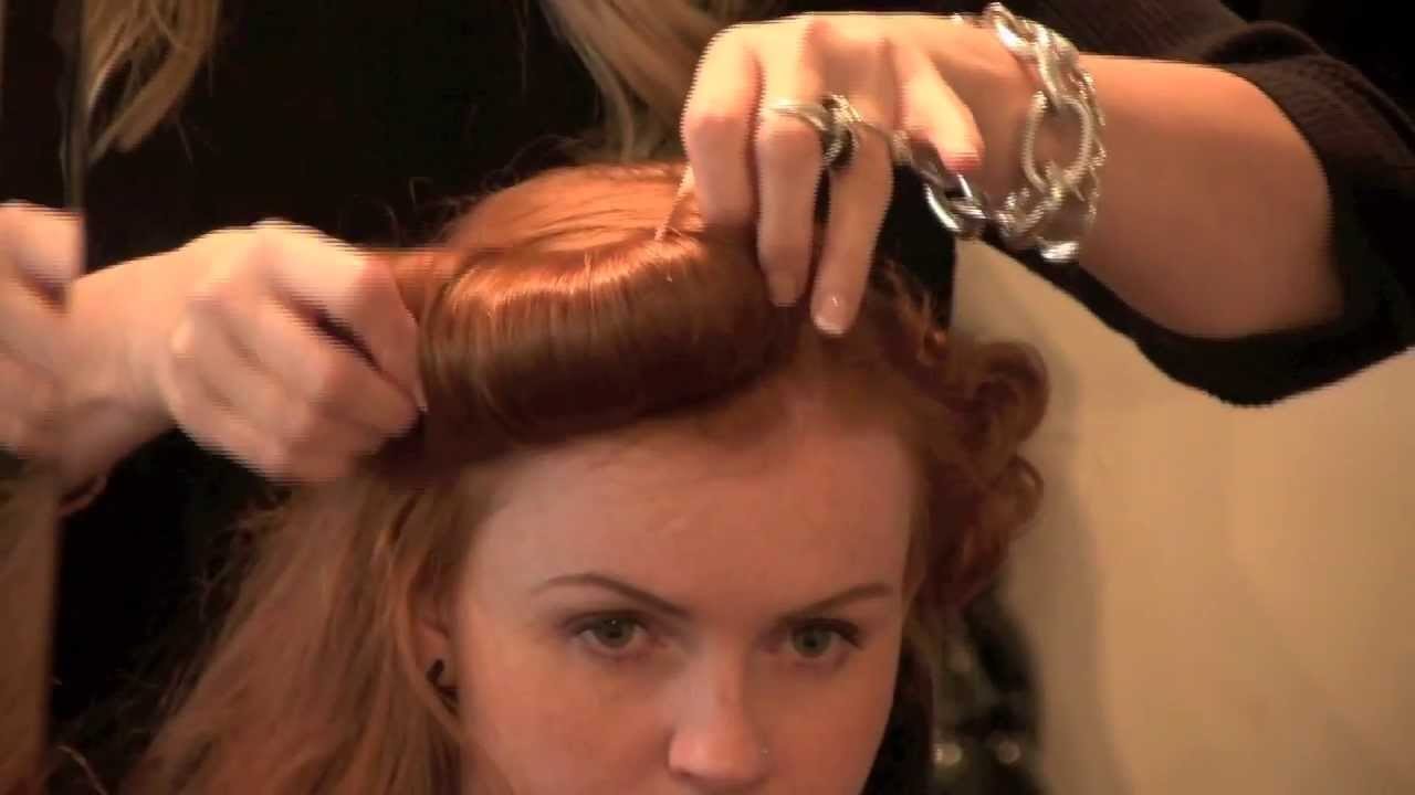 Easy Burlesque hairstyle, another 3 minute hairstyle by Sharryn Sinclair