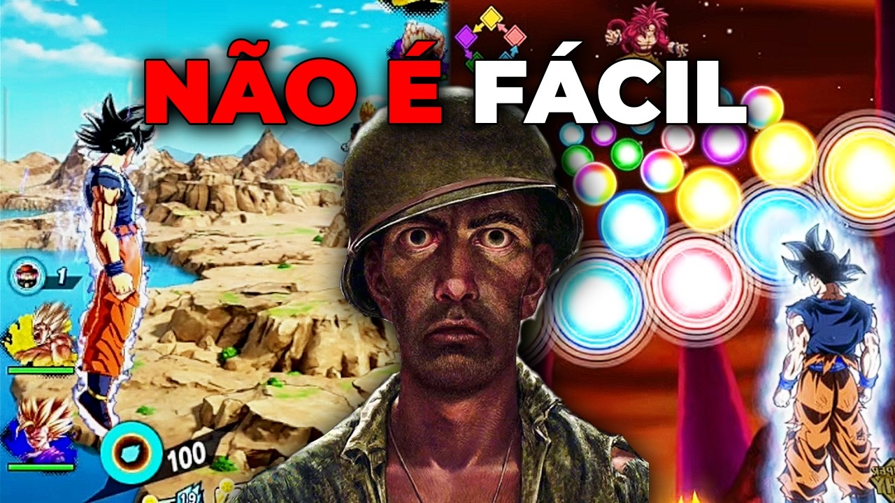 O Jogador de LEGENDS Que Resolveu Tentar Jogar DOKKAN BATTLE...