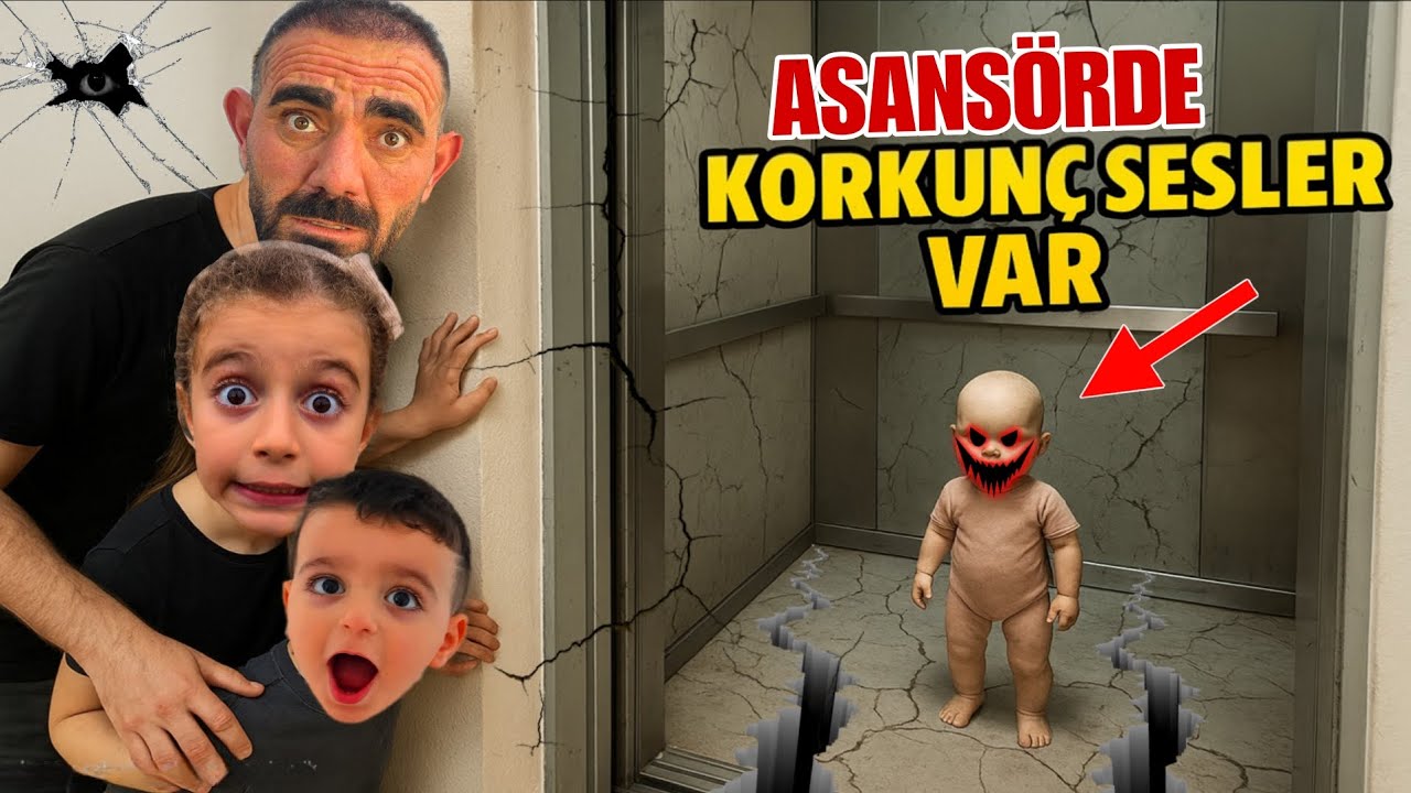 POYRAZ ELİF ASANSÖRDEN GELEN SESLERİ ARIYOR!!GECE GİZEMLİ OLAYLAR!!
