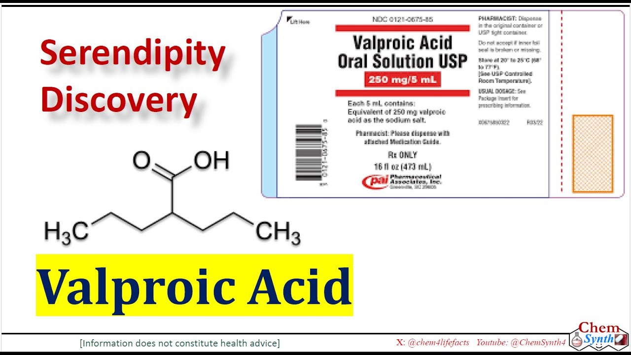 Valproic Acid (epileptic seizures drug) Serendipity Discovery