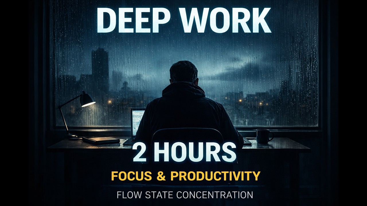 Deep Work Music (2 Hours) | Dark Focus Music for Maximum Concentration