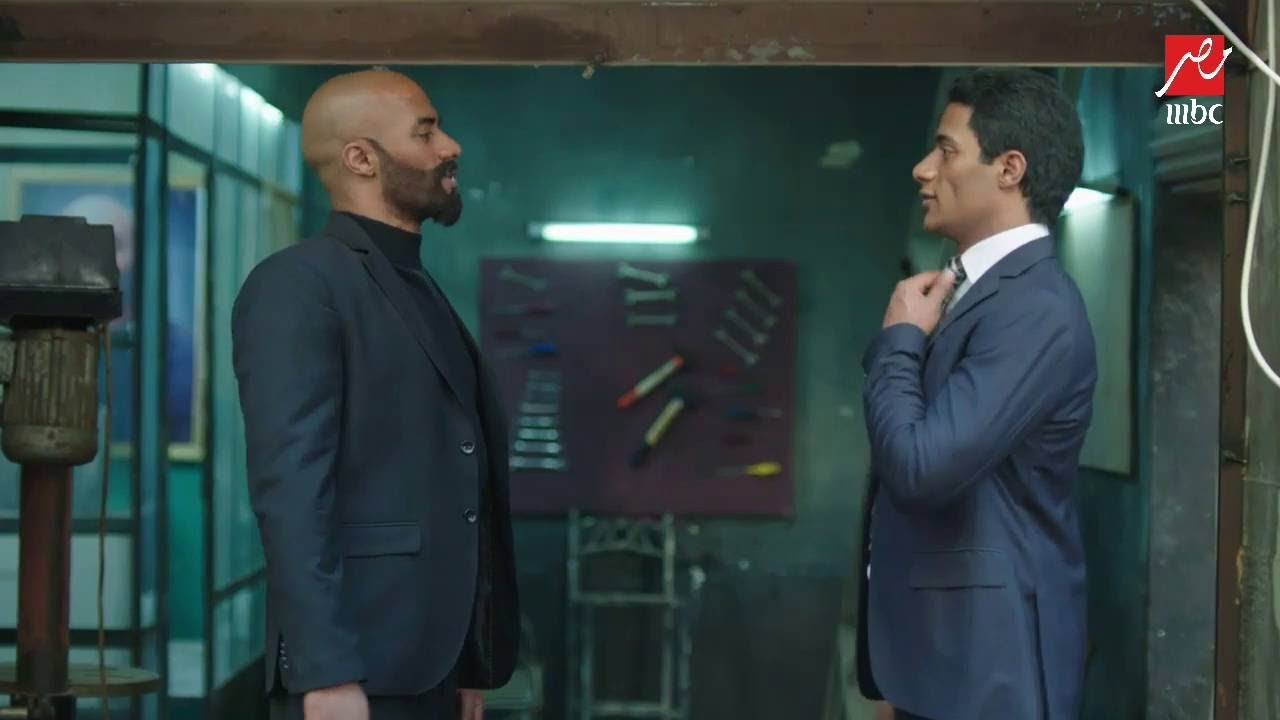 مسلسل الأسطورة - أول لقاء بين ناصر و رفاعي - محمد رمضان