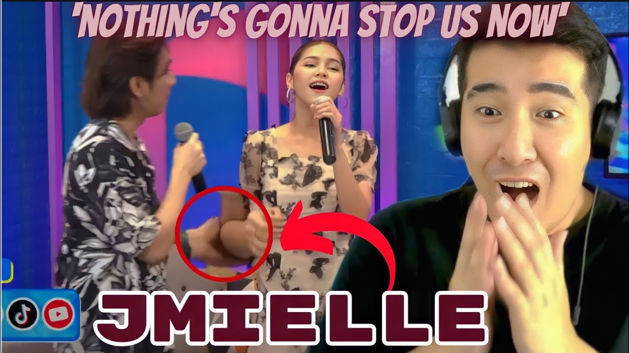 [REACTION] JMIELLE | Sings 'Nothing's Gonna Stop Us Now'  Marielle Montellano and JM Dela Cerna