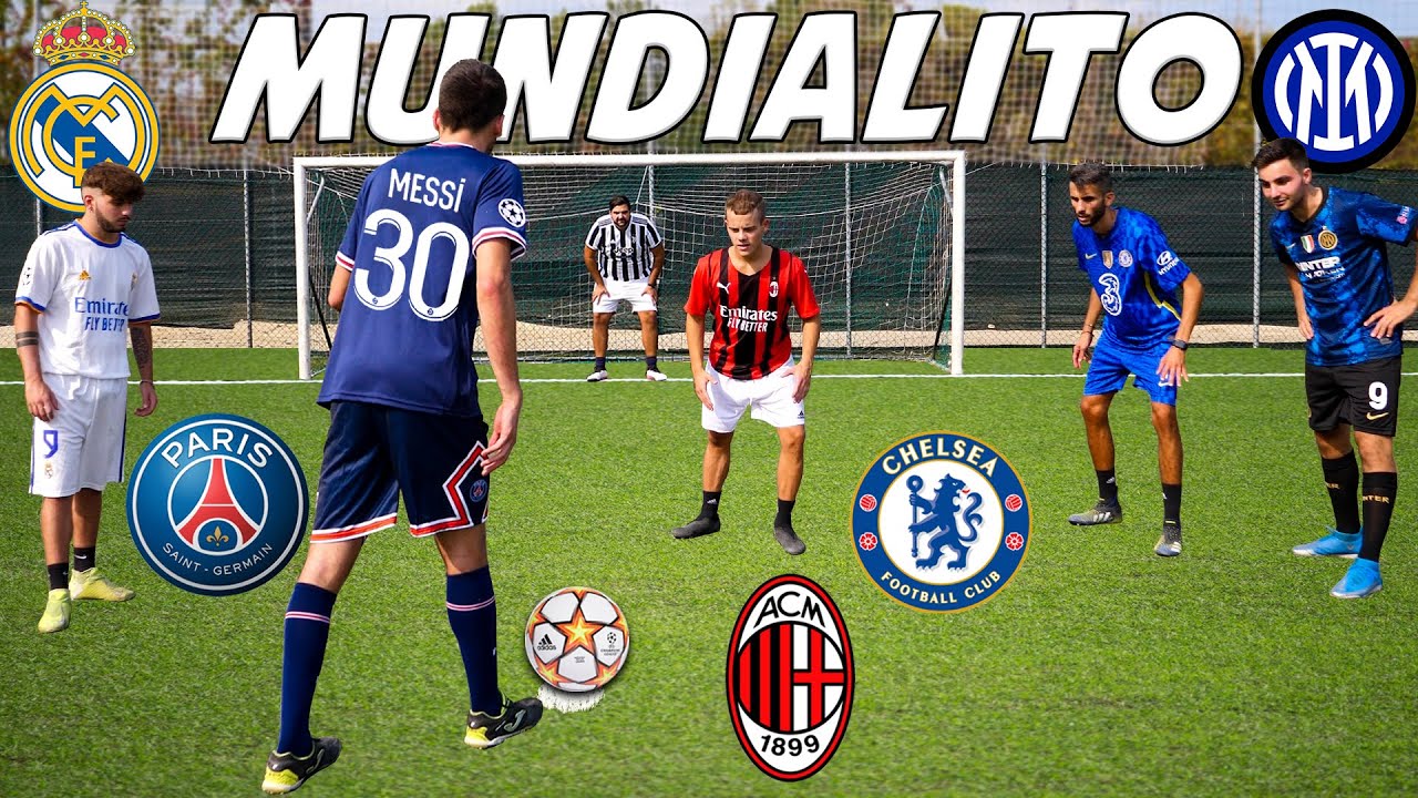 Champions League MUNDIALITO FOOTBALL CHALLENGE con YouTube ITALIA!! w/Elites