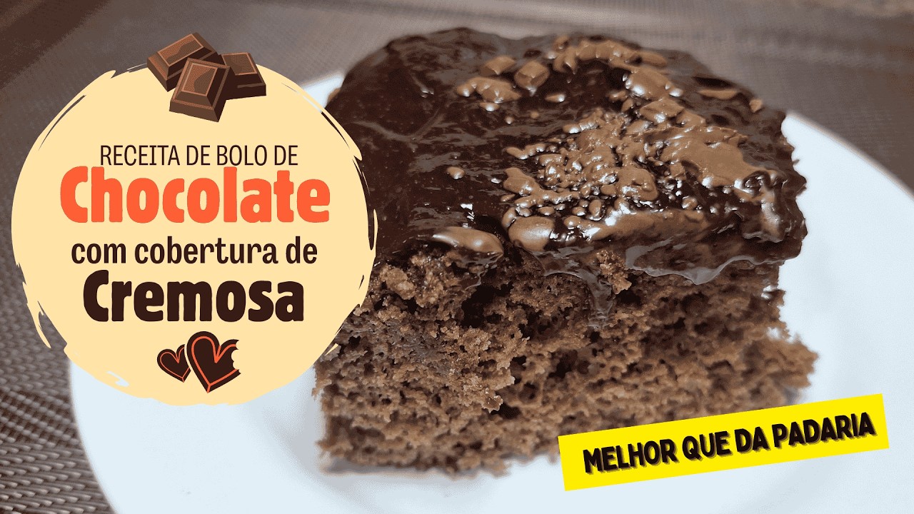 BOLO DE CHOCOLATE: O truque para não solar nunca + Cobertura de 3 ingredientes!
