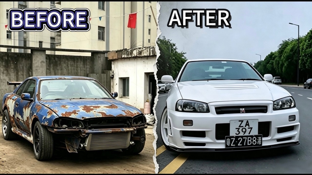 I Rebuilt This Totaled R34 GTR After 26 Years (It Was Beyond Saving)