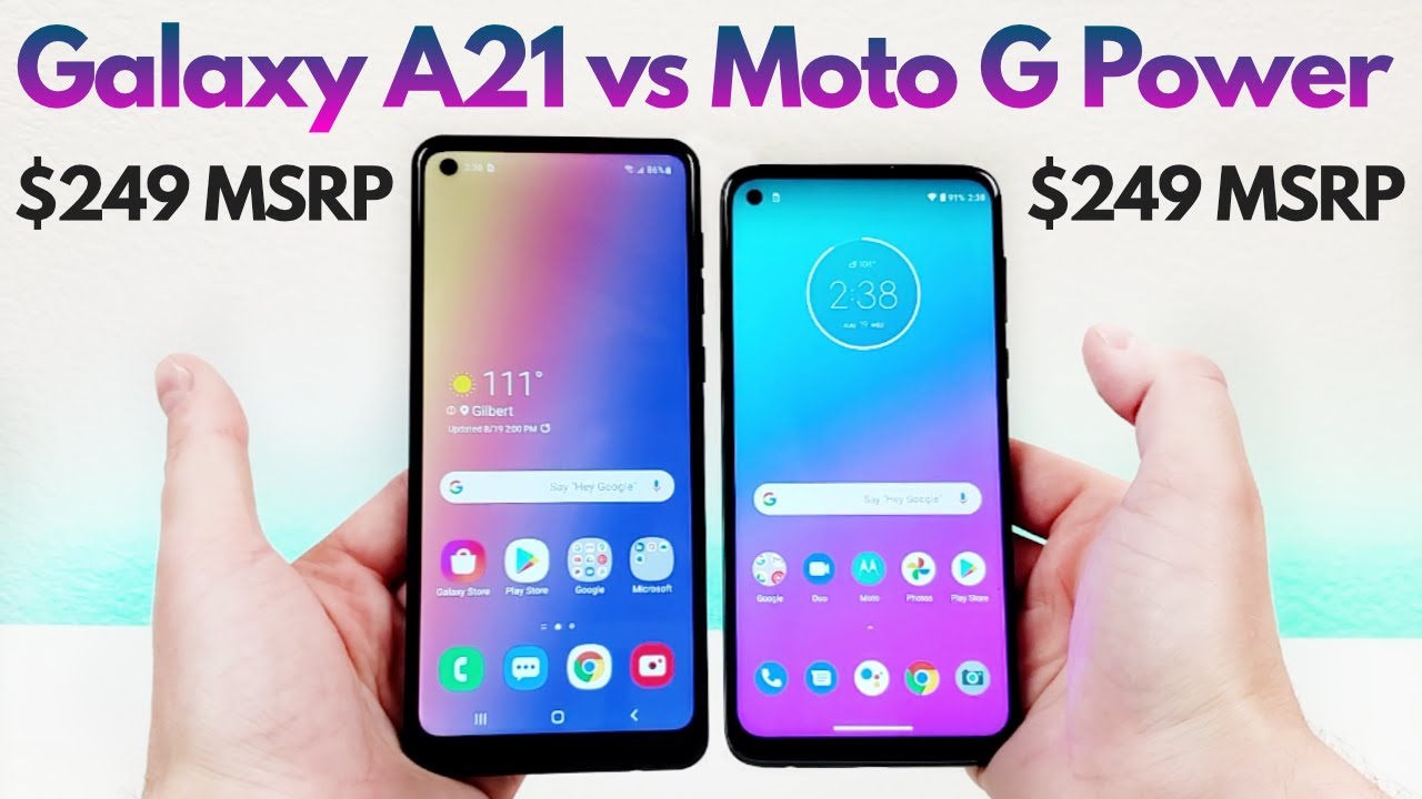 Samsung Galaxy A21 vs Moto G Power - Who Will Win?