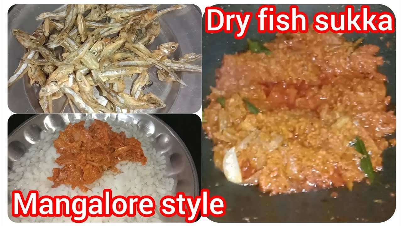 Mangalore dry fish sukka//dry fish sukka//lunch time//dry fish//